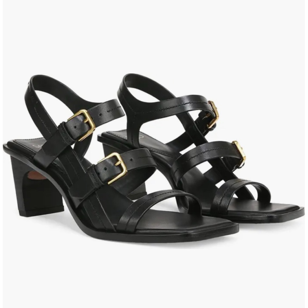 SARTO by Franco Sarto Frances Slingback Sandal Black Size 8.5 NWT Pristine